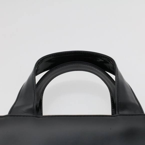 GUCCI Interlocking Hand Bag Patent leather Black 000.1013.0504 Auth fm2490 - Picture 14 of 16